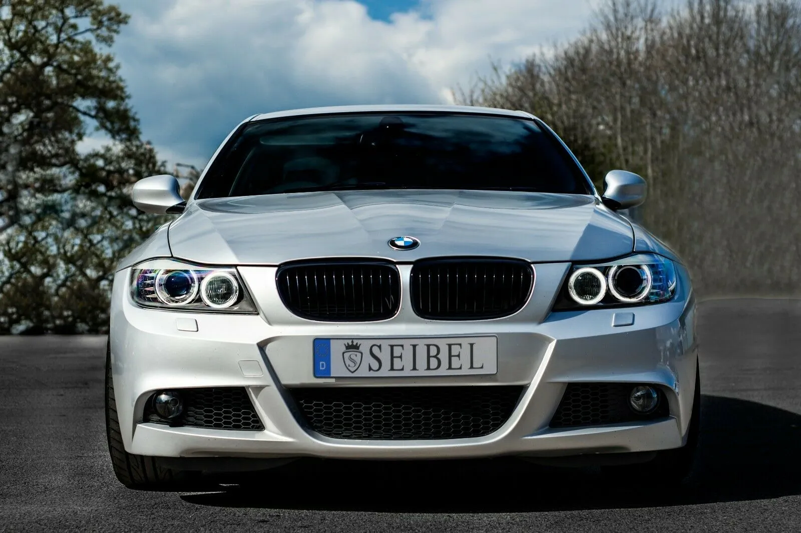 H8 LED Angel Eyes für BMW 3er E90 E91 LCI mit Xenon ( ab Bj. 09.2008 Facelift )