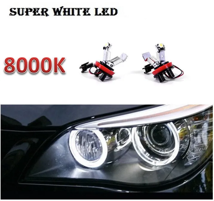 H8 LED Angel Eyes für BMW E90 E91LCI E71 E60 E61 Z4 E84 X6 X5 X1 E92 E93 E63 E82