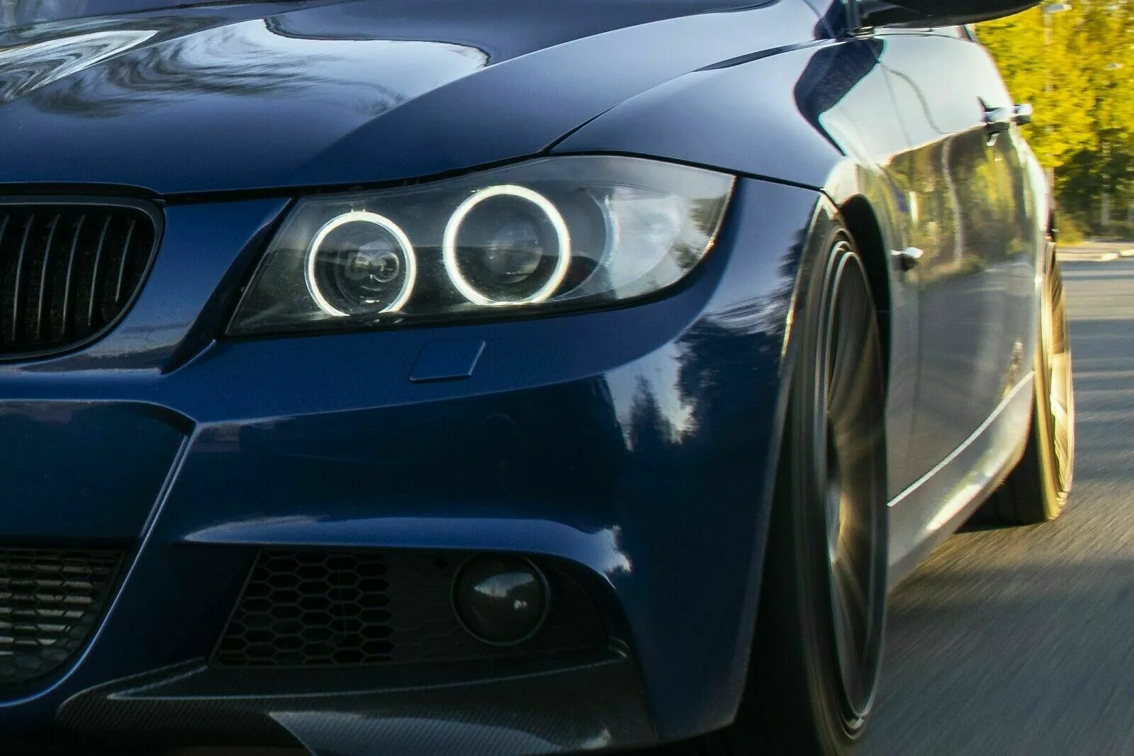 Seitronic® H8 Brenner LED Angel Eyes für BMW 3er E90 E91 LCI mit Xenon  NEU