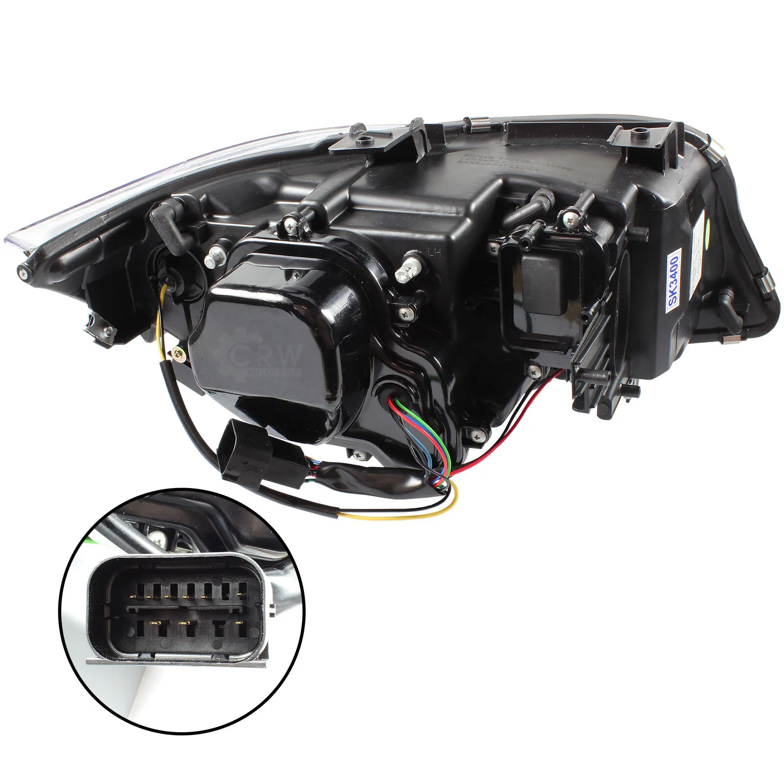 Scheinwerfer Set 3D U LED Angel Eyes für BMW 3er E90 E91 Bj. 05-08 Limo Touring
