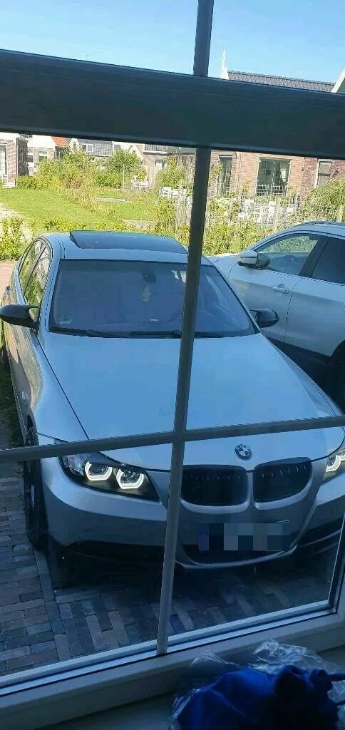 Led 3D Angel Eyes Scheinwerfer schwarz für BMW 3er E90 E91 Limo Touring BJ 05-08