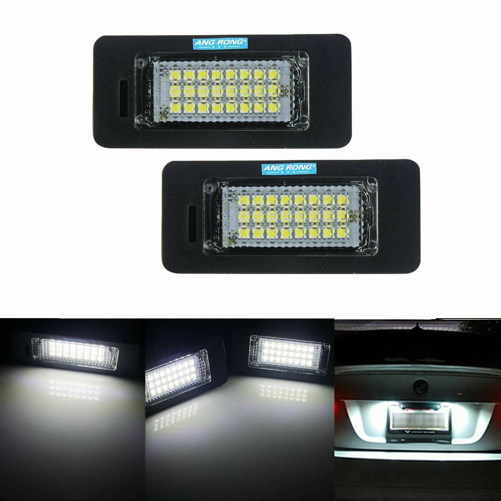 2x Kennzeichenbeleuchtung Lampen für BMW E39 E60 E61 E70 E71 E82 E88 E90 E91 E92