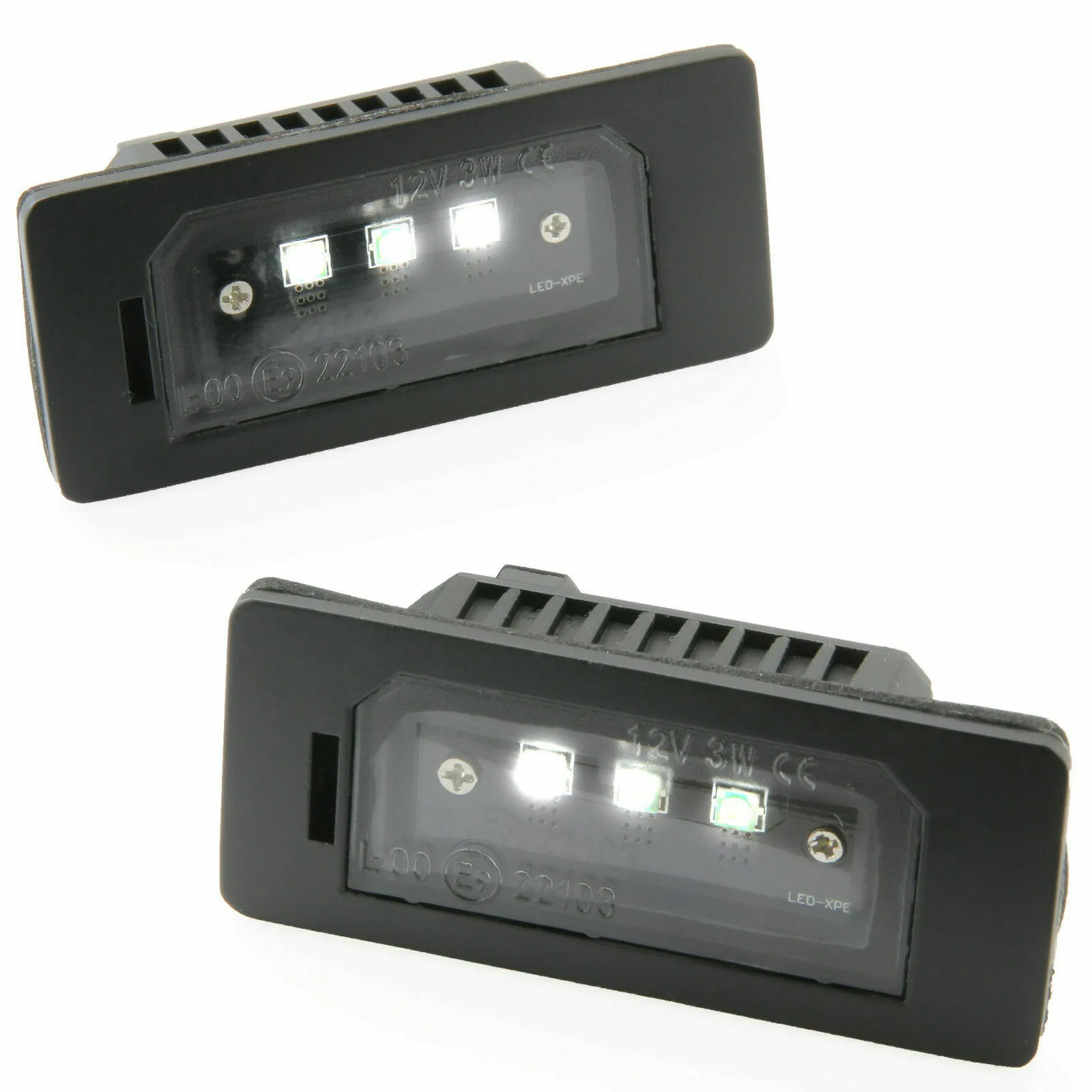 Led Kennzeichenbeleuchtung für BMW 5er E60, E61 | Cree Led  ALU