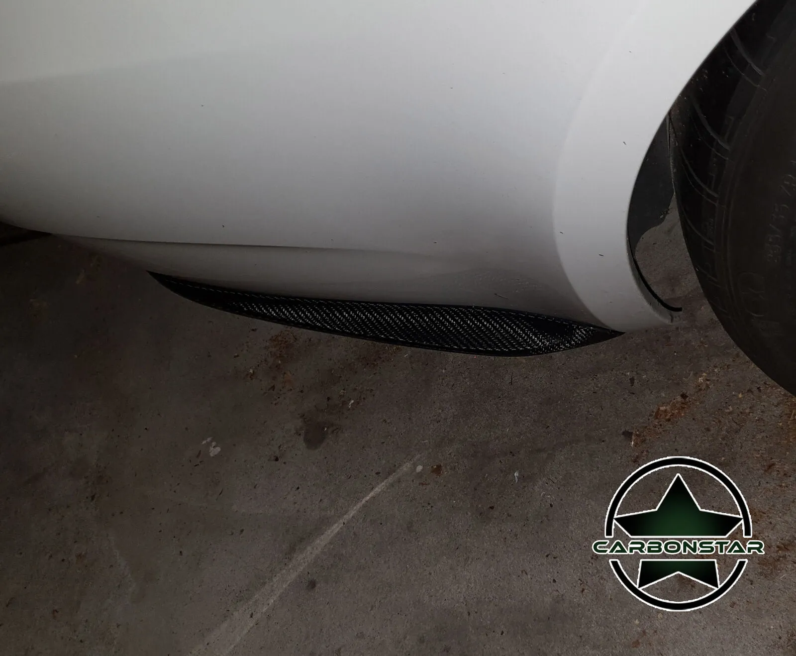 Cstar Carbon gfk Canards hinten Flaps Splitter passend für BMW E90 E92 E93 M3