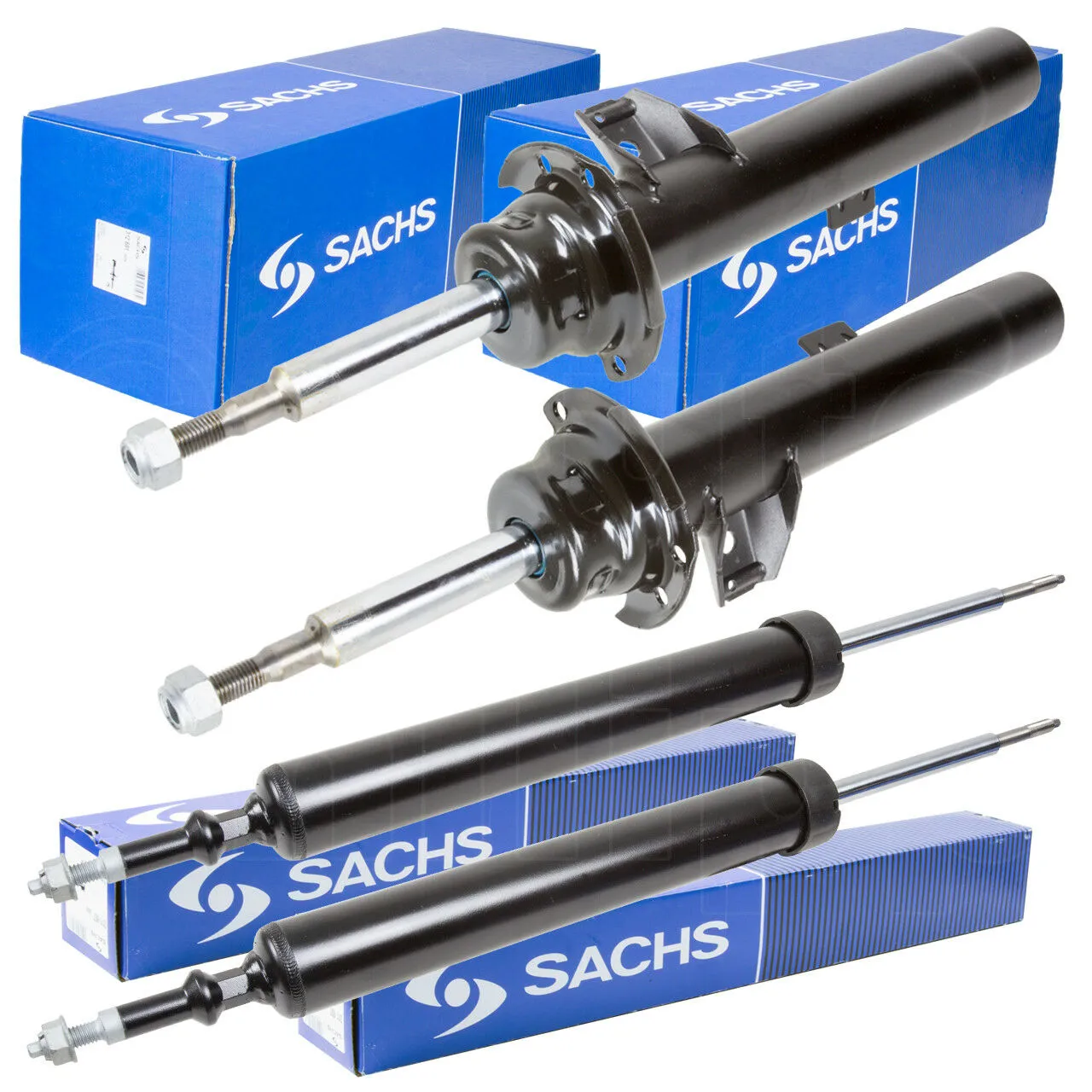 4x SACHS Stoßdämpfer Gasdruck vorne   hinten  mit M-Technik BMW E90 E91 E92 E93