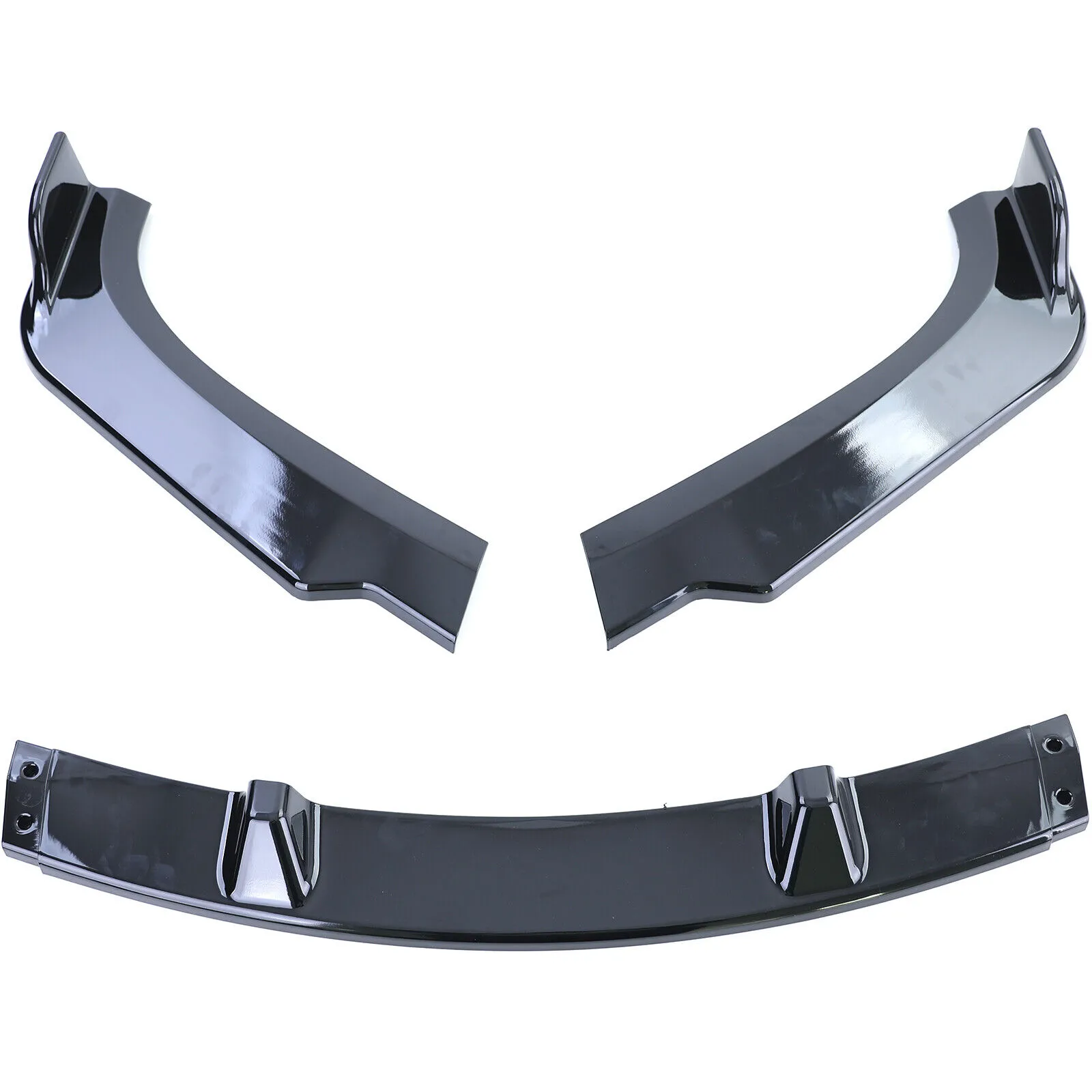 Front Spoiler Lippe Stoßstange Schwarz Glanz passend für BMW 3er E90 E91 08-13
