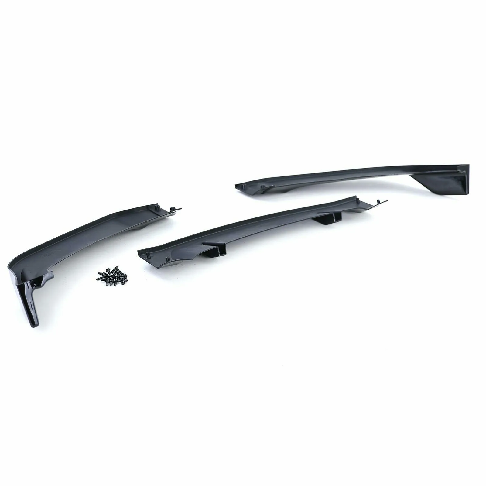 Front Spoiler Lippe Stoßstange Schwarz Glanz passend für BMW 3er E90 E91 05-08