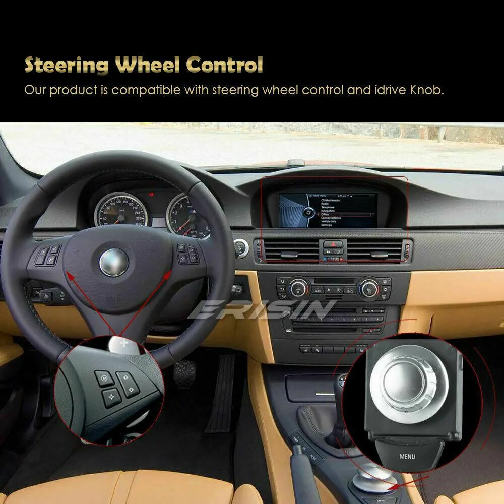 8.8” Android 10 Autoradio DAB  Navi BMW 3er E90 E91 E92 E93 5er E60 E61 E63 CIC