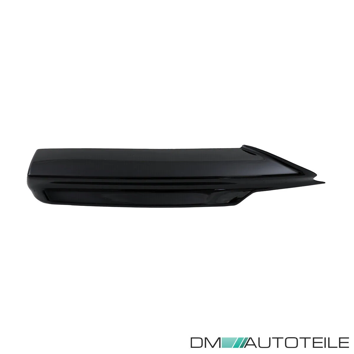 Set Flaps Splitter Spoiler Lippe Schwarz Glanz für BMW 3er E90 E91 M-Paket 05-08