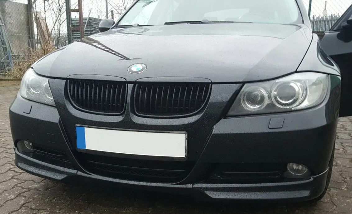 Für BMW E90 E91 05-08 Front-Spoiler Lippe Frontansatz Stoßstangen Spoilerecken