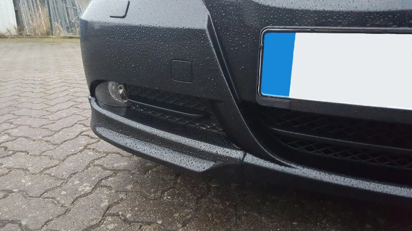 Für BMW E90 E91 05-08 Front-Spoiler Lippe Frontansatz Stoßstangen Spoilerecken