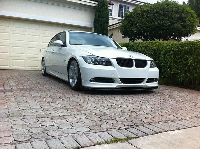 Für BMW E90 E91 05-08 Front-Spoiler Lippe Frontansatz Stoßstangen Spoilerecken