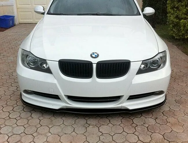 Für BMW E90 E91 05-08 Front-Spoiler Lippe Frontansatz Stoßstangen Spoilerecken