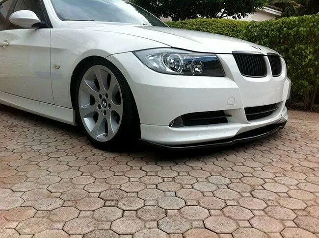 Für BMW E90 E91 05-08 Front-Spoiler Lippe Frontansatz Stoßstangen Spoilerecken