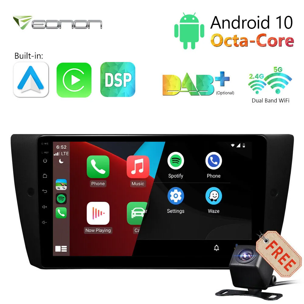 Für BMW 3 E90 E91 E92 E93 Eonon Q65Pro 9" Android 10 Autoradio GPS Navi CarPlay