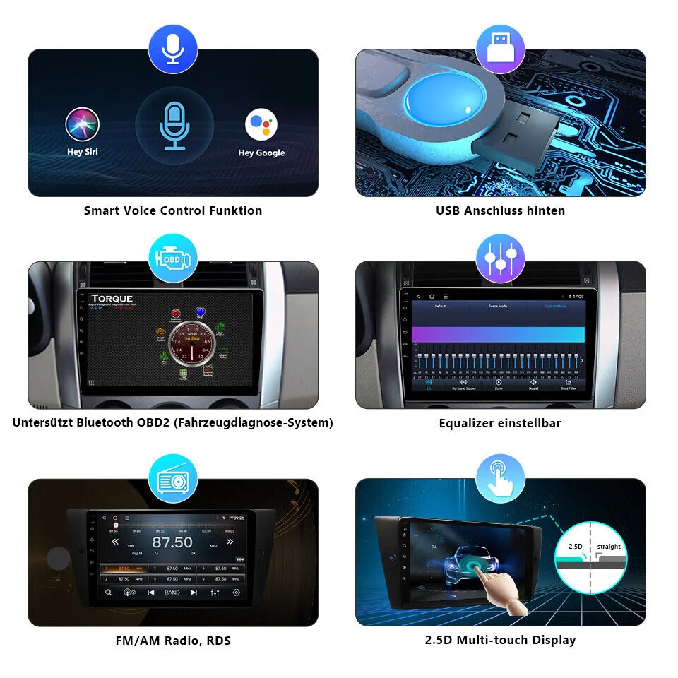 Für BMW E90-E93 Eonon Q65Pro 8-Kern Android 10 Autoradio 9"GPS Navi CarPlay DAB 