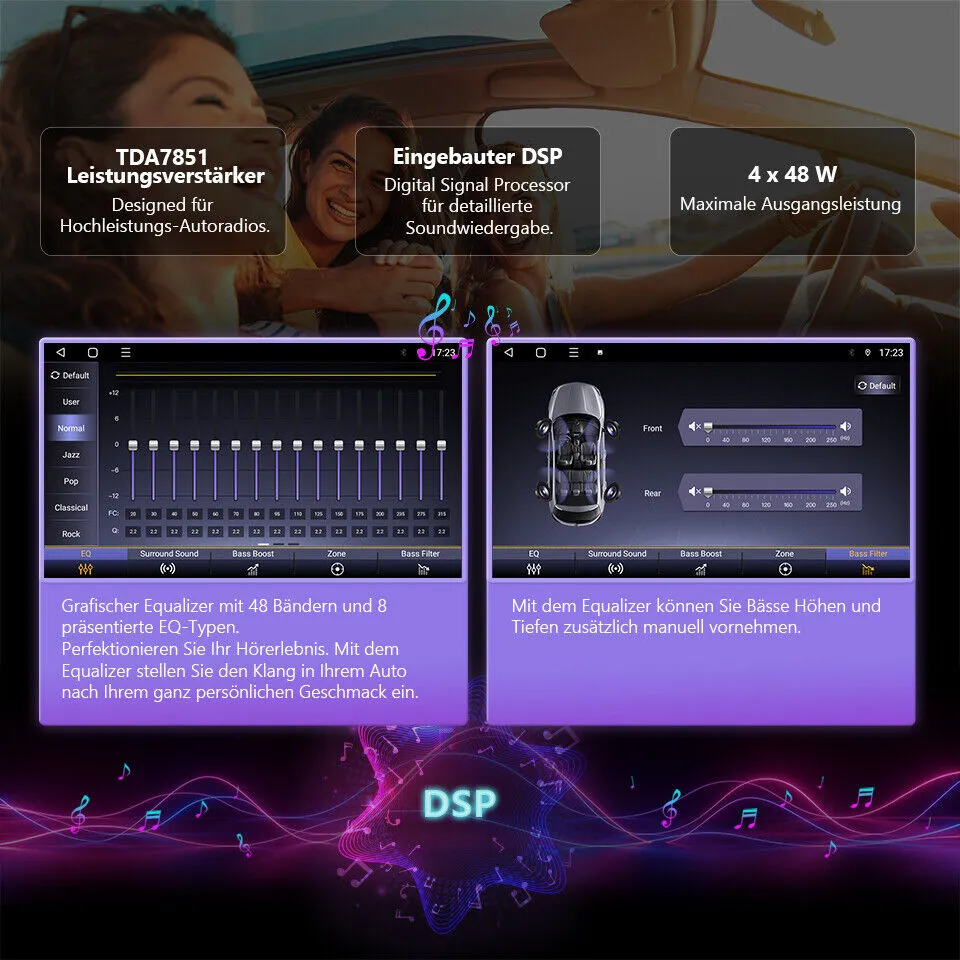 Für BMW E90-E93 9" 8-Kern Autoradio GPS Navi CarPlay Android Auto Bluetooth DAB 