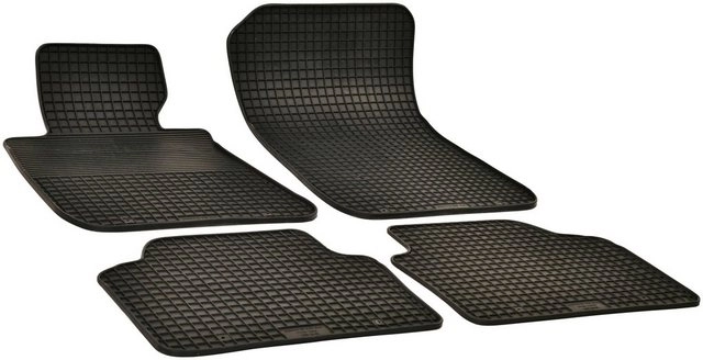 WALSER Passform-Fußmatten (4 St), für BMW 3 (E90) 02/2004-02/2012