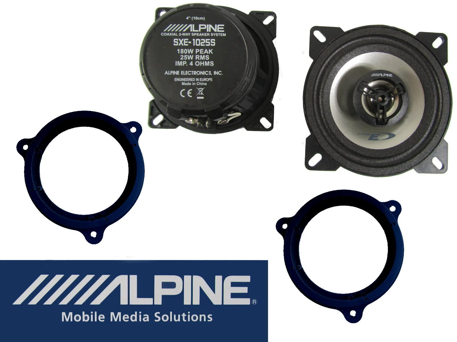 Alpine Lautsprecher System Set Tür vorn für BMW 3er E90 E91 E92 2005-2013 