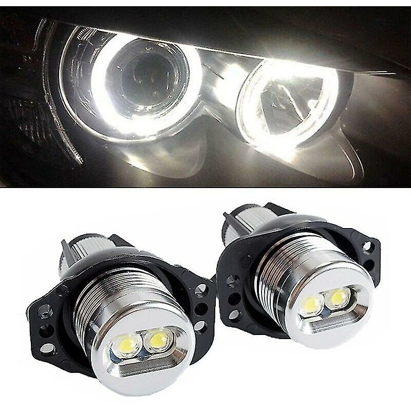 2pcs Low Consumption High Power 20W Led Scheinwerfer Nebelscheinwerfer Ultra Long Lifespan Marker Angel Eyes Fit Kompatibel mit BMW E90 E91