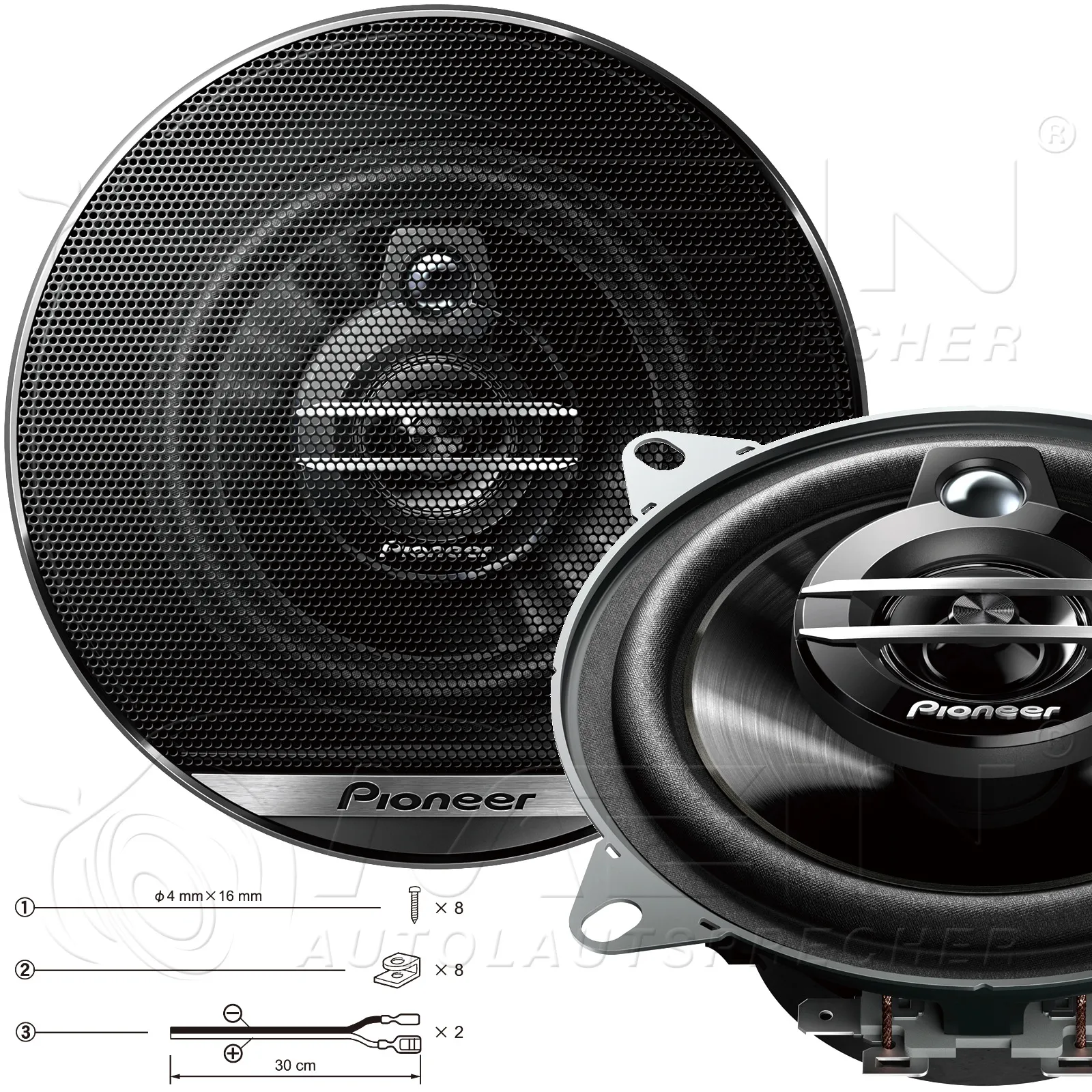 PIONEER LAUTSPRECHER für BMW 3ER Limo E90 2005-2013 Heckablage Hinten 210W #BDVU