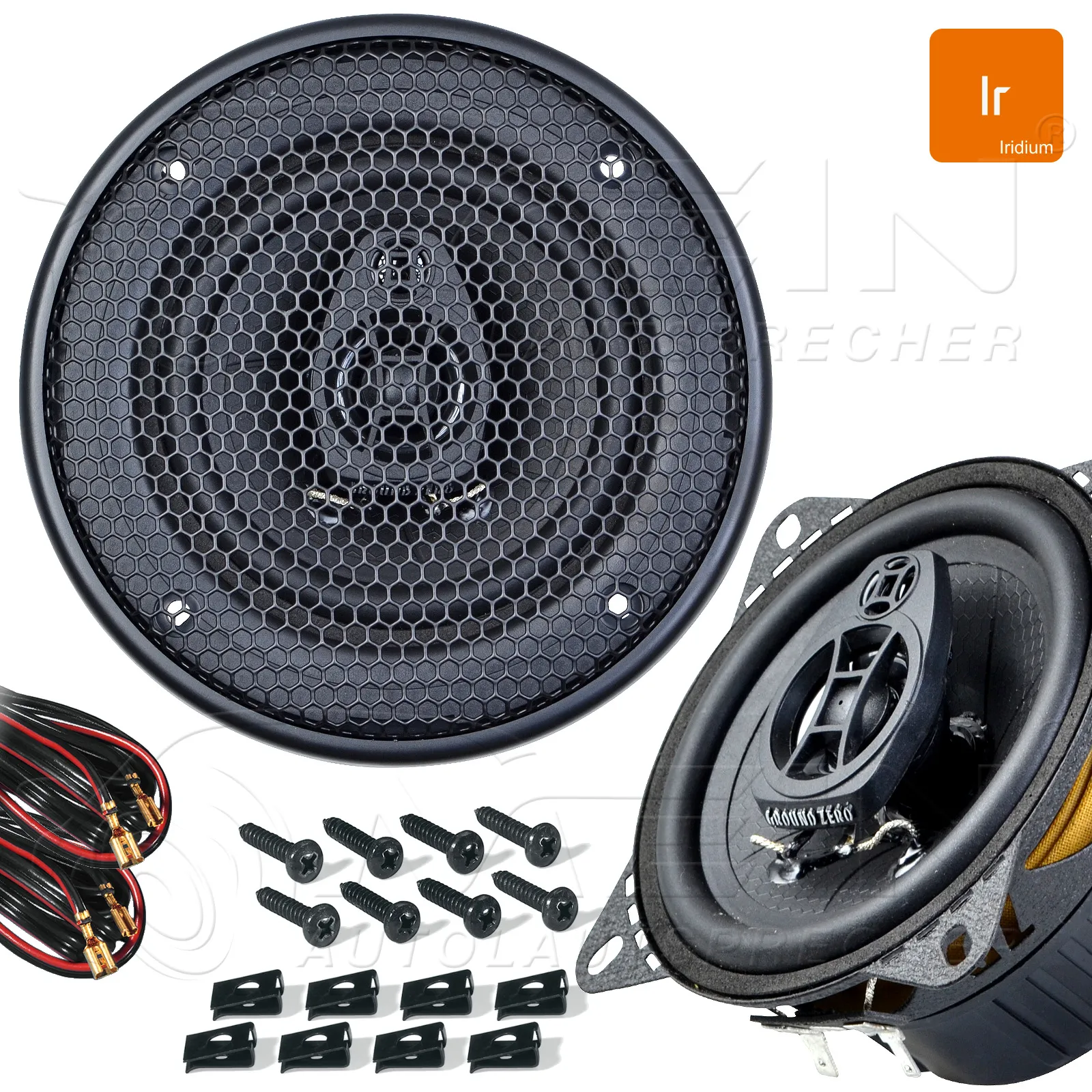 GROUND ZERO LAUTSPRECHER für BMW 3ER Limo E90 2005-2013 Heckablage Hinten #AKW6