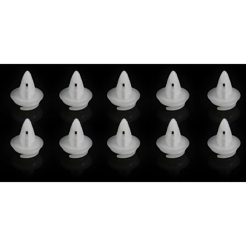 Lifcausal - 10 stücke Innentür-Karten-Verkleidungs-Halteclips Verschluss-Boot-Klemm-Futter für bmw E36 E46 E39 E36 E53 E93