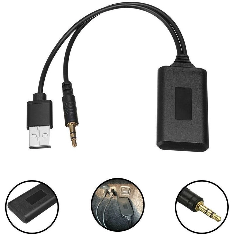 Fuienko - Auto Wireless Bluetooth Modul Musik Für Bmw Aux Adapter E91 3,5 Mm E90 Usb Hilfs Empfänger E92 Audio E93 s h8C0 Fabrik Liefern