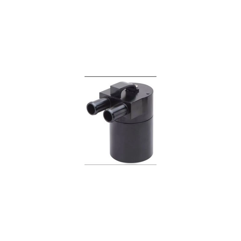 Fuienko - Billet Oil Catch Can Reservoir Tank Universal Oil container Baffled Aluminum For bmw N54 335i 535i E90 E92 E82 OCT-1124-BK,main body