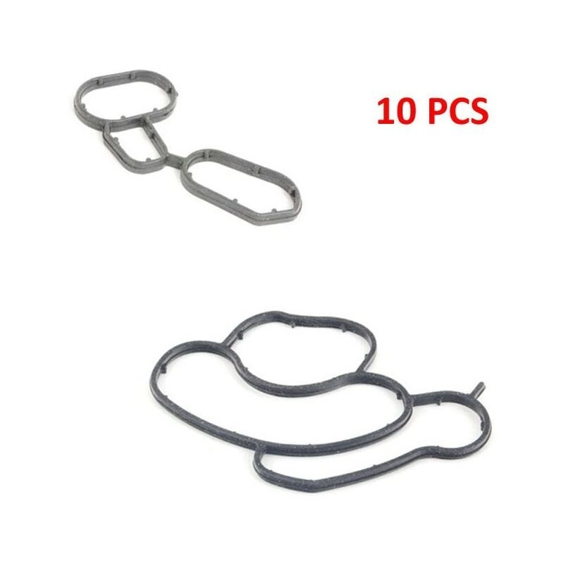 Motoröl Kühler Filter Gehäuse stehen Dichtung Dichtung 11427508971 11427508970 für BMW E46 E90 E81 E87 E84 E60 10 PC öl filter