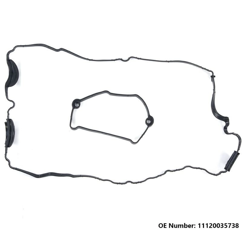 Fuienko - Schwarz acm gummi Motor Ventil Dichtung Zylinder Köpfe Abdeckung Set für bmw M3 E90 E91 11120035738 11120035738 15-39287 -01