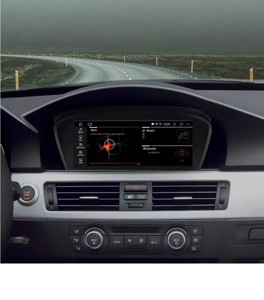 GABITECH »BMW E60 E61 E63 E64 E90 E91 E92 E93 CIC Android 12 Autoradio GPS Navi« Einbau-Navigationsgerät