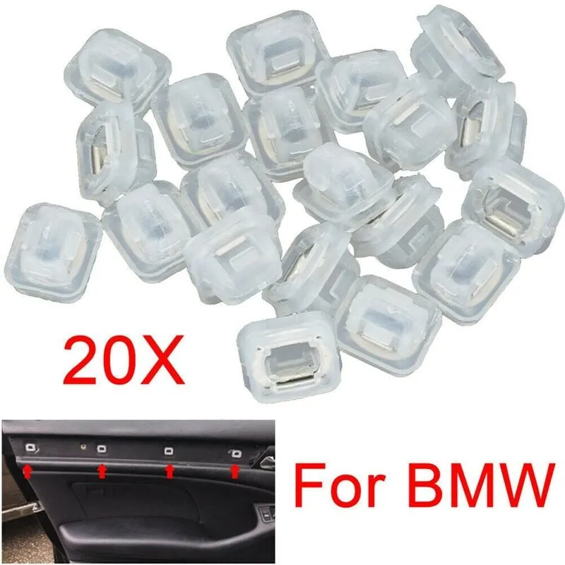 20 stücke Tür Trim Panel Clips Für bmw 3 Serie E46 E90 E91 E92 E93 X5 E53 Für bmw X5 e53 51418215806 07149158194 07148215806,China
