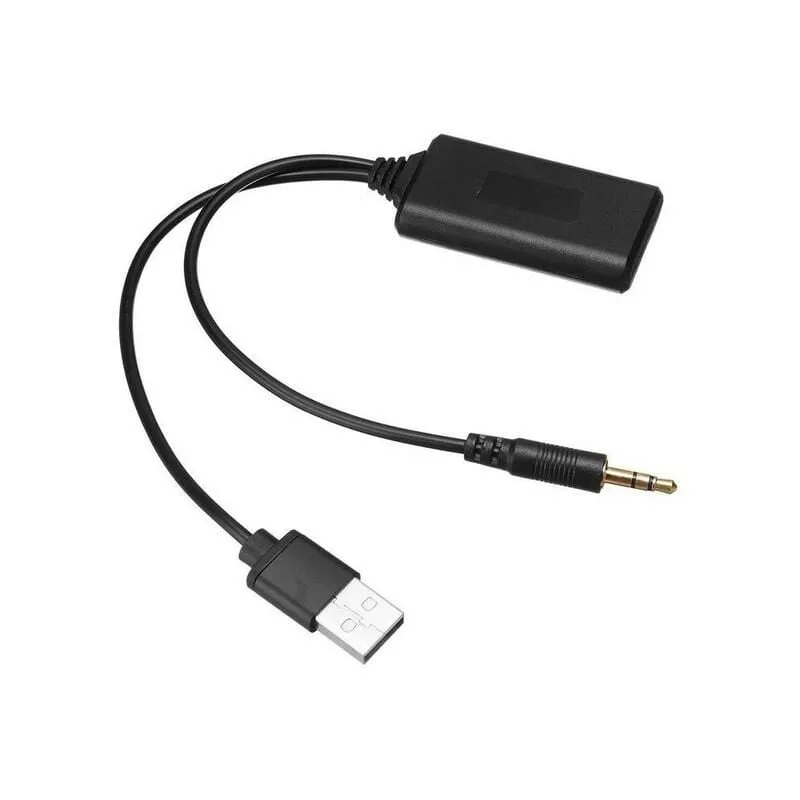 1 stücke Bluetooth Radio Kabel Adapter Universal Auto Aux Bluetooth Musik Audio Receiver Auto Ladegerät Adapter Für bmw E90 E91 e92 E93,black