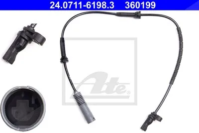 ATE ABS-Sensor Vorne (24.0711-6198.3) für BMW 1 3 | Drehzahlgeber,
