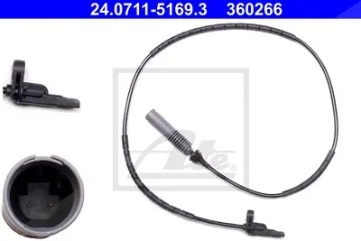 2pcs ABS Sensor Raddrehzahlsensor hinten kompatibel für BMW E81